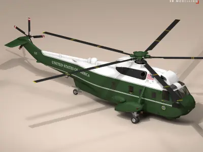 VH-3D Marine One 3D model