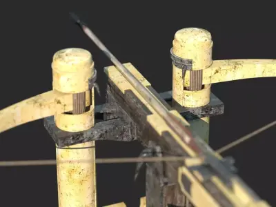 Ancient weapons crossbows 3D model