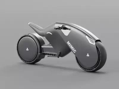 Electric Bike Mimic Free 3D model