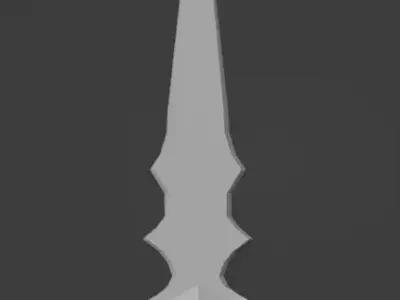Low Poly Sword Low-poly 3D model buy