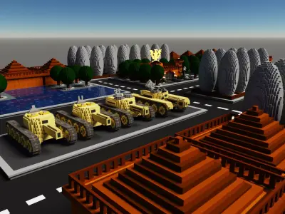 Tanks 3D Dandy 3D model