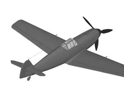 Messerschmitt Bf 109 3D model get