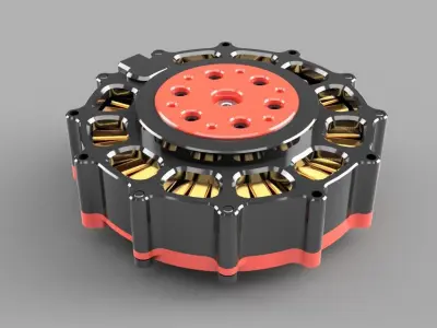 INNFOS QDD-NU80 ACTUATOR 3D model