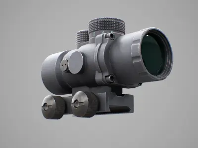 Monstrum 2x Scope FREE 3D Model Free low-poly 3D model