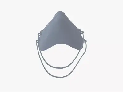 Face mask 3D model purchase