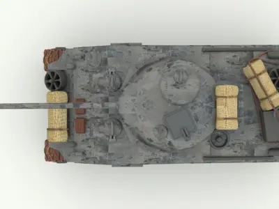 Sherman Firefly Tank WW2 3D model