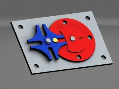 Geneva Wheel 3D model purchase