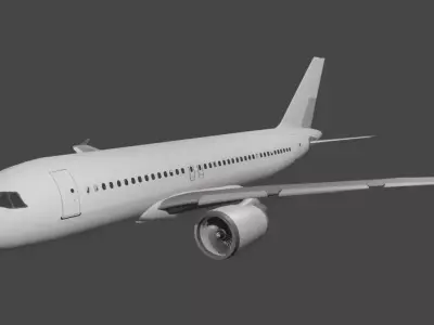 Airbus A320 3D Model 3D model