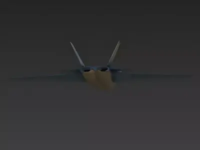 Stealth Combat Drone UCAV 3D Model Low-poly 3D model