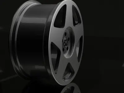 Disk Wheel Rims Free 3D model