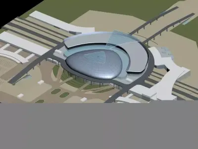 Grand Stadium 3D model purchase