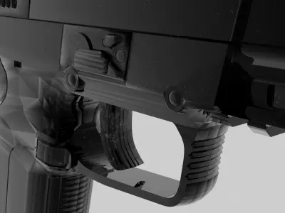 Five-Seven Low-poly 3D model