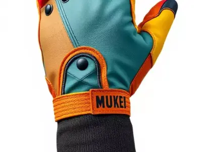 Colorful Protective Glove Model Pack Low-poly 3D model