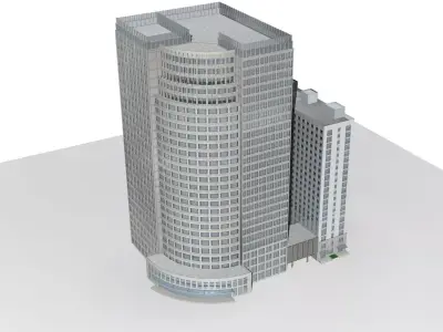 Office Building 3D model 383