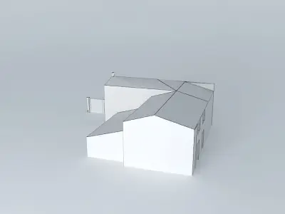 Hostel house Free 3D model