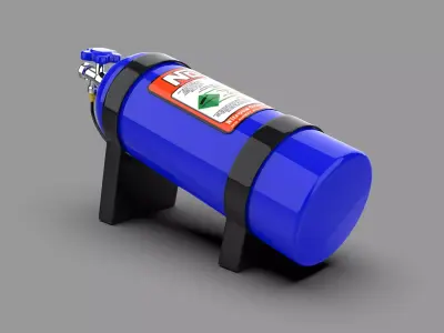 NOS Nitrous Oxide System 3D model