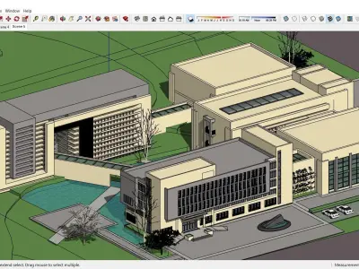 Sketchup Hotel 106 3D model