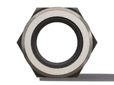 Nipple 1-4 BSP 3D model