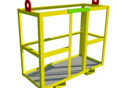 FACTORY PLAN 3D model