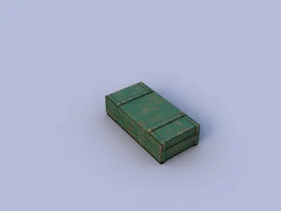 Ammo Box Low-poly 3D model order