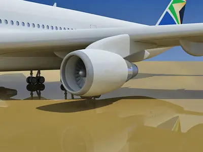 South African Airways 3D model