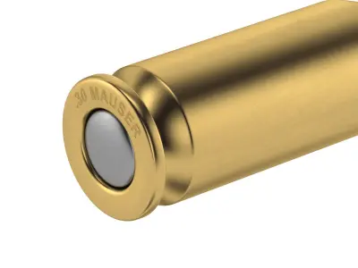 Bullet 30 MAUSER  Low-poly 3D model