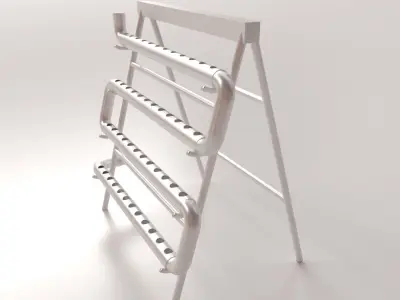 Hydroponic Stand 3D model