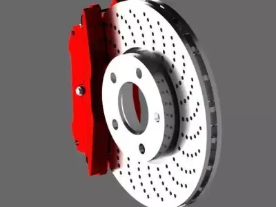 Car Brake Disc 3D model