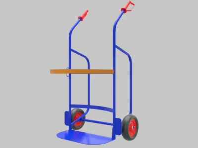 drum trolley 3D model