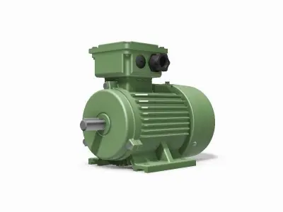 80 B3 Top IEC electric motor - 3D CAD model 3D model