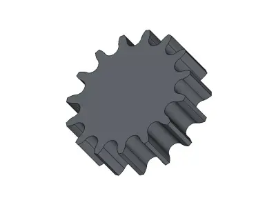 Lantern Gear Low-poly 3D model
