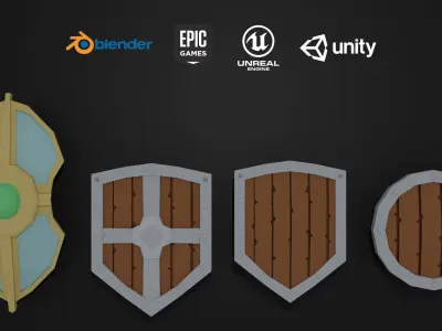 Ultimate Low Poly Weapon Pack  Game-Ready Low-poly 3D model