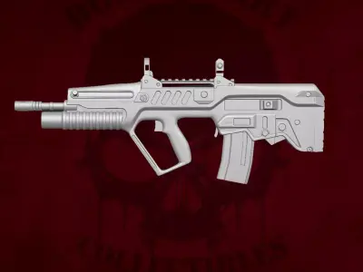 TAR 21 Collection STL for Action Figures 3D print model
