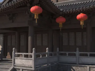 Chinese Ancient  Architecture  3D model