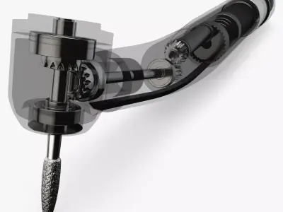 Internal Structure Dental Drill 3D model purchase