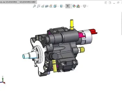 Hydraulic Pump HDI Siemens 3D model