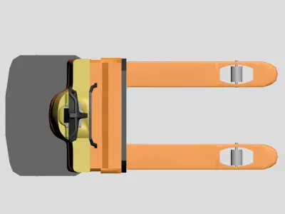 Industrial Forklift - Print-Ready with 11 Assembly Parts 3D print model