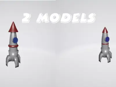 3d Rocket korean 3D model