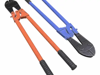 Bolt Cutter Low Poly Low-poly 3D model