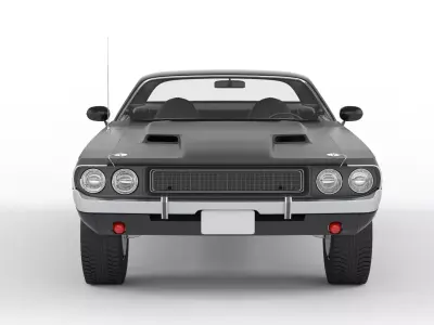 Dodge Challenger Toy Car 3D model