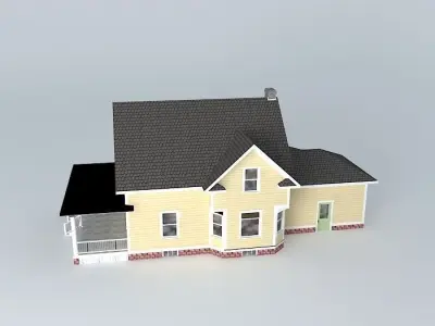 Farm House Free 3D model purchase