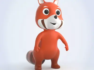 Red Panda 3D model