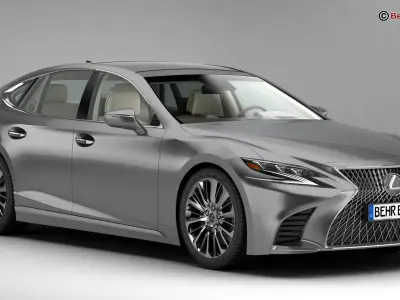 Lexus LS 500 2018 3D model order