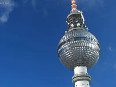 Television Tower Berliner Fernsehturm 3D model