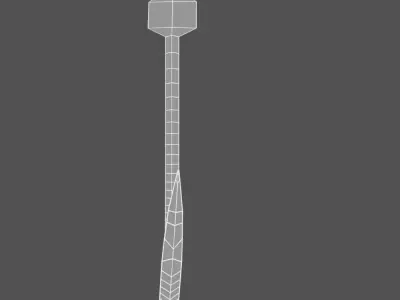 Fishing hook 3D model get