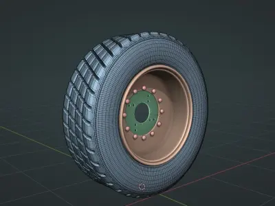 Tire HQ 3D model