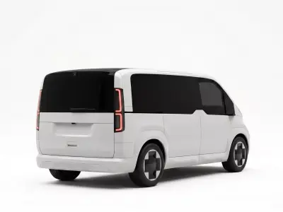 2026 Kia PV5 Passenger Low-poly 3D model