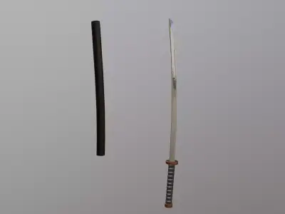 Samurai Katana Sword 3D model