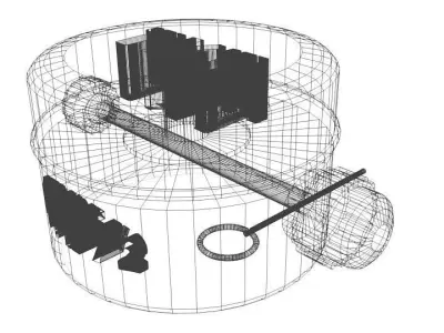 Landmine Anti Personnel Blast Mine 3D model