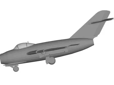 Mikoyan-Gurevich MiG-15 3D model purchase